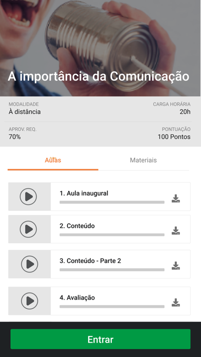 Educação Corporativa Itambé Screenshot