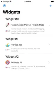 keyword tracker: aso widgets iphone screenshot 2