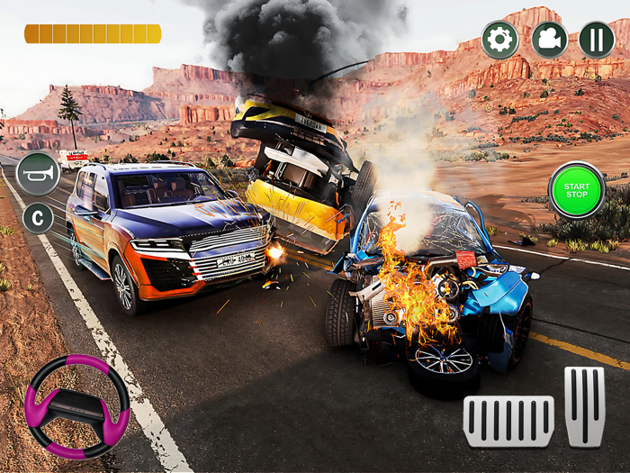 Car Crash 2023 Car Simulator