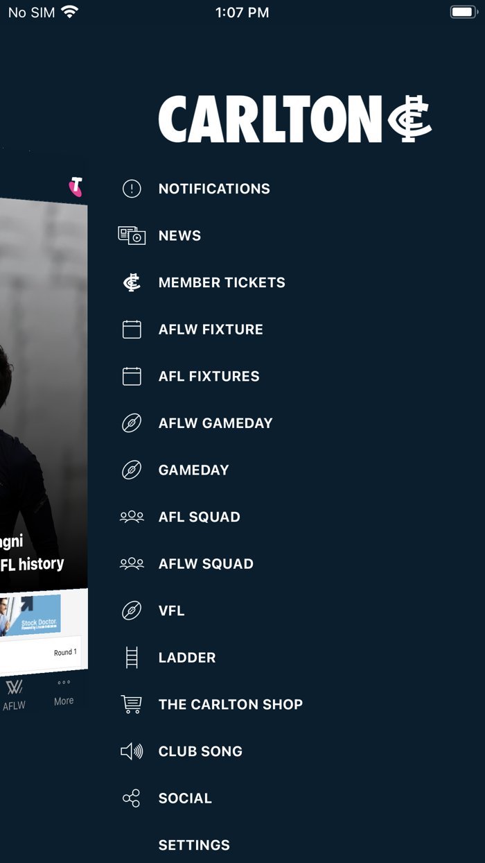 Carlton Official App