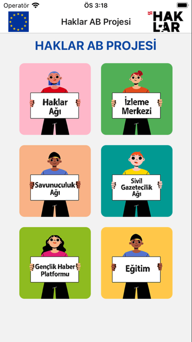 Haklar Projesi Screenshot