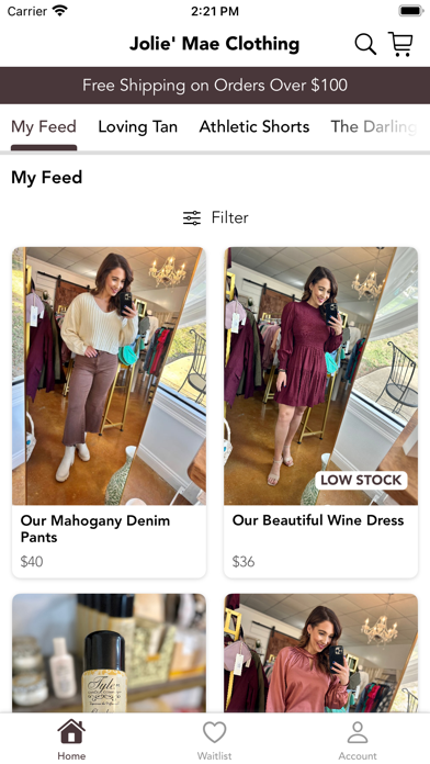 Jolie' Mae Clothing Screenshot