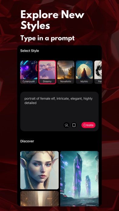 AI Art Generator - Rubie Screenshot