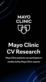 mayo clinic cv research iphone screenshot 1