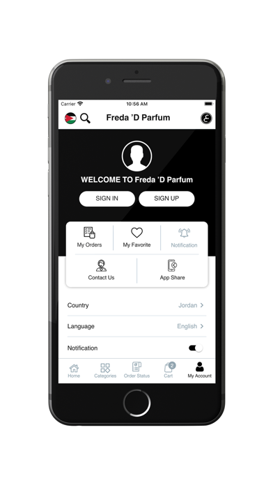 Freda D Parfum Screenshot