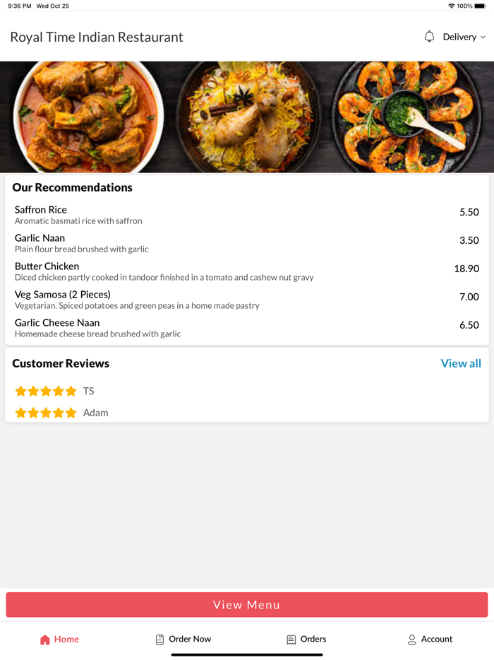 Royal Time Indian Restaurant