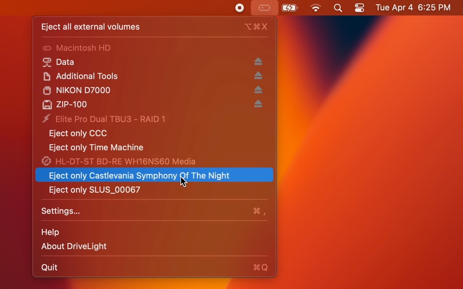 #8. DriveLight (macOS) Podle: TTKB, LLC