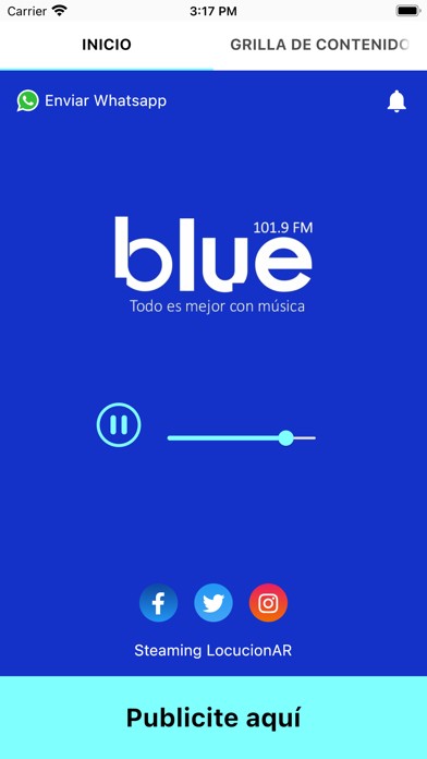 Fm Blue 101.9 España Screenshot