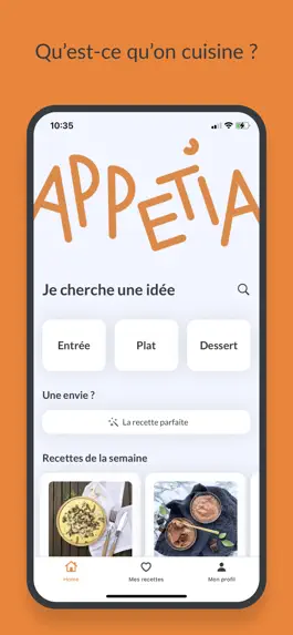 Game screenshot APPETIA - idée recette mod apk