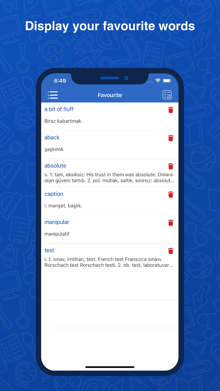 Turkish Dictionary Translator