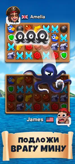 Game screenshot Pirates & Puzzles - PVP League apk