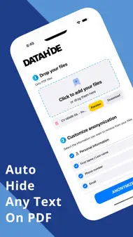 DataHide - PDF Anonymization iphone bilder 0
