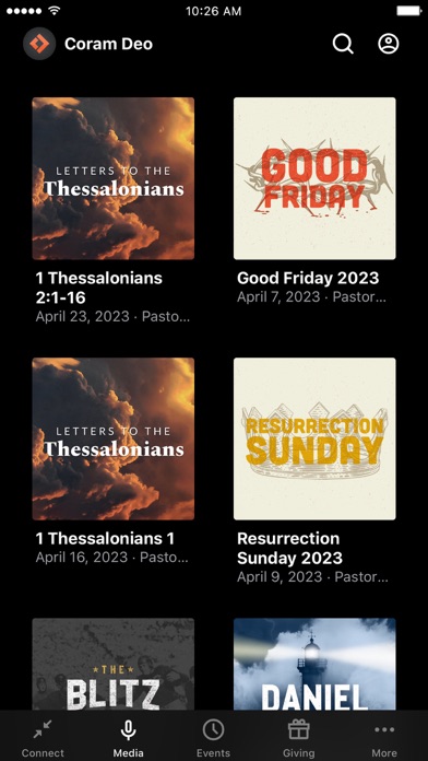 Coram Deo Church Screenshot