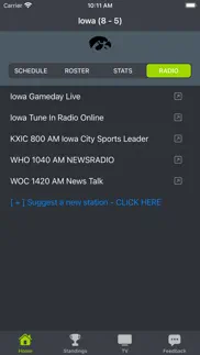 iowa football schedules iphone screenshot 4