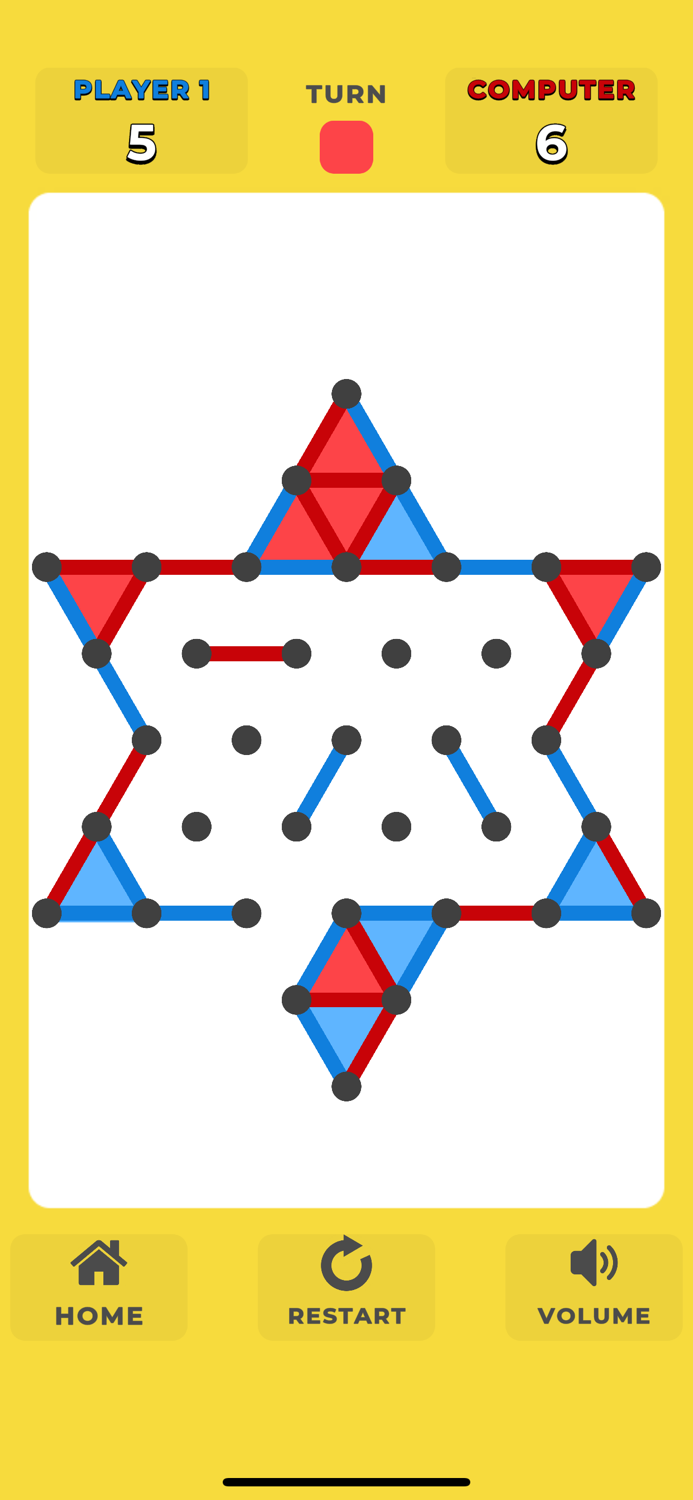Dots and Boxes Dot Game