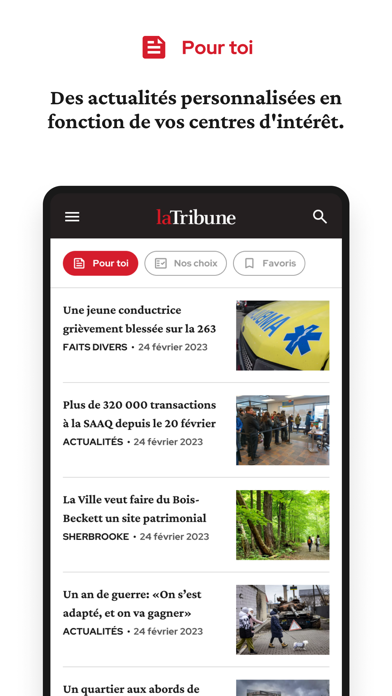 La Tribune Screenshot