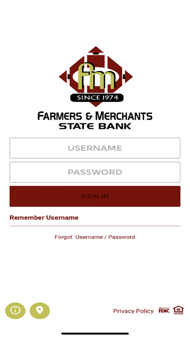 Farmers and Merchants State La Screenshot