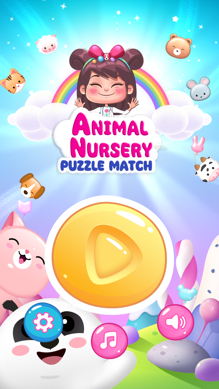 Animal Nursery - Puzzle Match