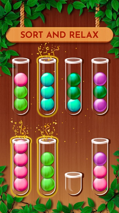 Woody Sort: Ball Sort Puzzle Screenshot