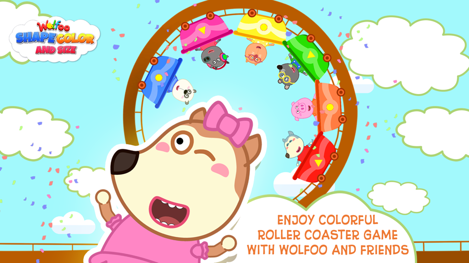 #7. Wolfoo Shape Color and Size (iOS) Podle: WOLFOO LLC