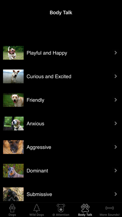 Dog Sounds & Body Talk Screenshot