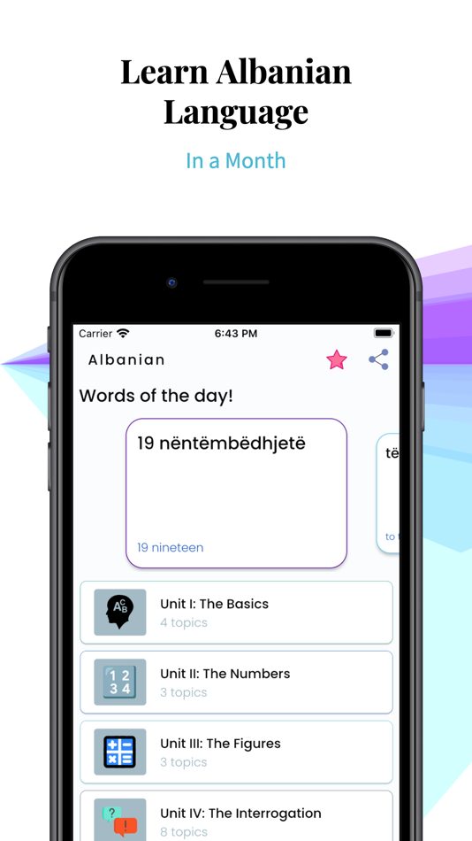#1. Learn Albanian Language Easily (iOS) 由: Zubair Saleem