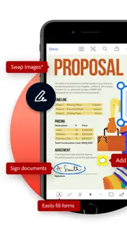 adobe acrobat reader: edit pdf iphone screenshot 1