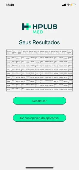 Game screenshot Calculadora SISU HPLUS apk