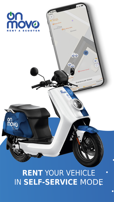 OnMovo Scooter Rental Screenshot