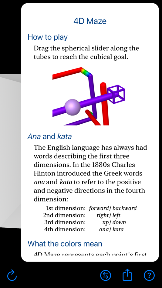 #4. 4D Maze (macOS) 由: Jeff Weeks
