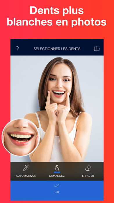 Screenshot #1 pour Teeth Whitener - Éditeur photo