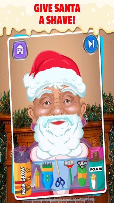 Santas Christmas Shaving Salon Screenshot