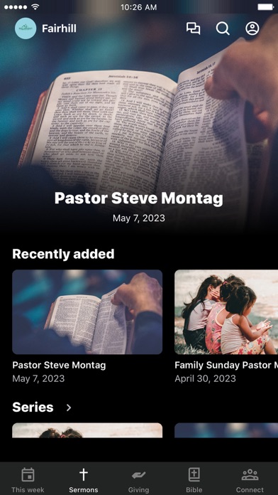 Fairhill Community Church Screenshot