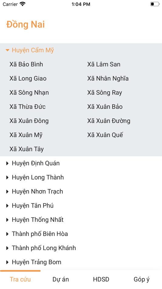 #1. Quy hoạch Đồng Nai (iOS) 由: THACH THEN