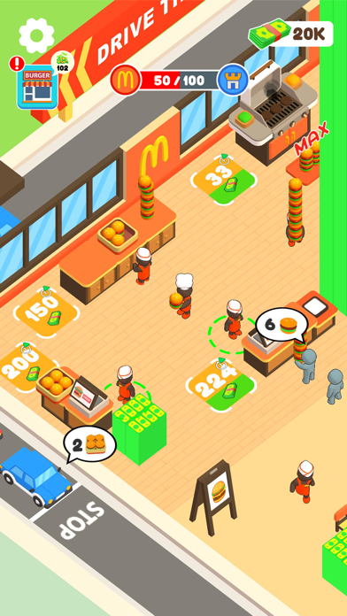 Burger Shop: Tycoon Idle Screenshot