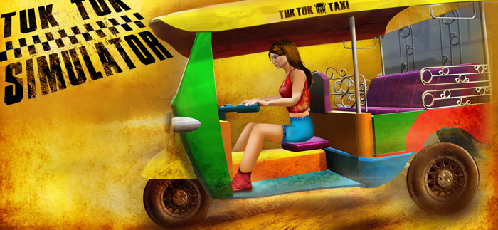 Tuk Tuk Auto Rickshaw 3D Sim