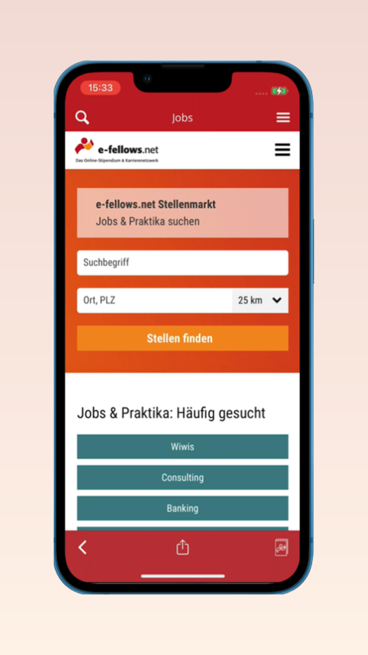 #4. e-fellows.net to go (iOS) Podle: e-fellows.net GmbH & Co KG