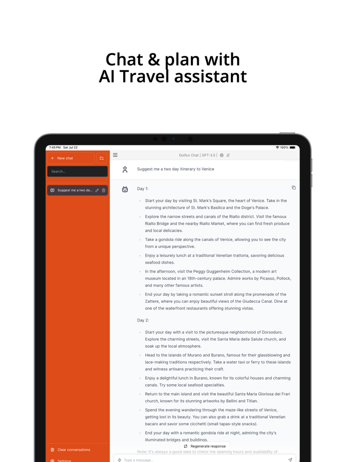 Doifoo AI Travel assistant
