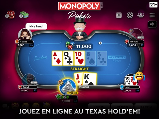 Screenshot #4 pour MONOPOLY Poker - Texas Holdem