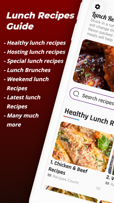 Lunch Food Recipes | LunchFood Screenshot