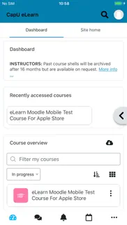 capu elearn iphone screenshot 2