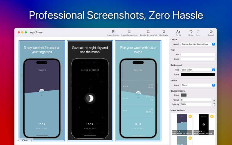 screenshot creator pro iphone screenshot 1