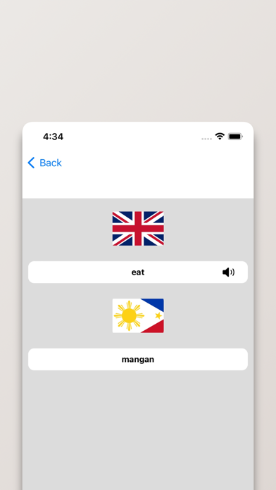 Ilocano-English Dictionary Screenshot