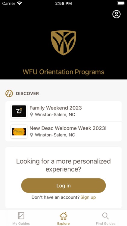 WFU Orientation Programs