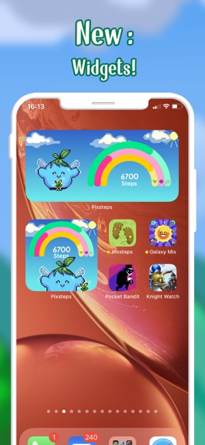 Ios Fitness Widget Widget App For Counting Steps On Iphone Fitness
