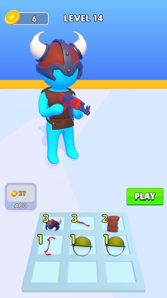 #1. Merge Warriors 3D (iOS) 由: Rawky Studios