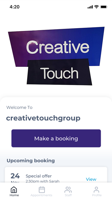 creativetouchgroup Screenshot