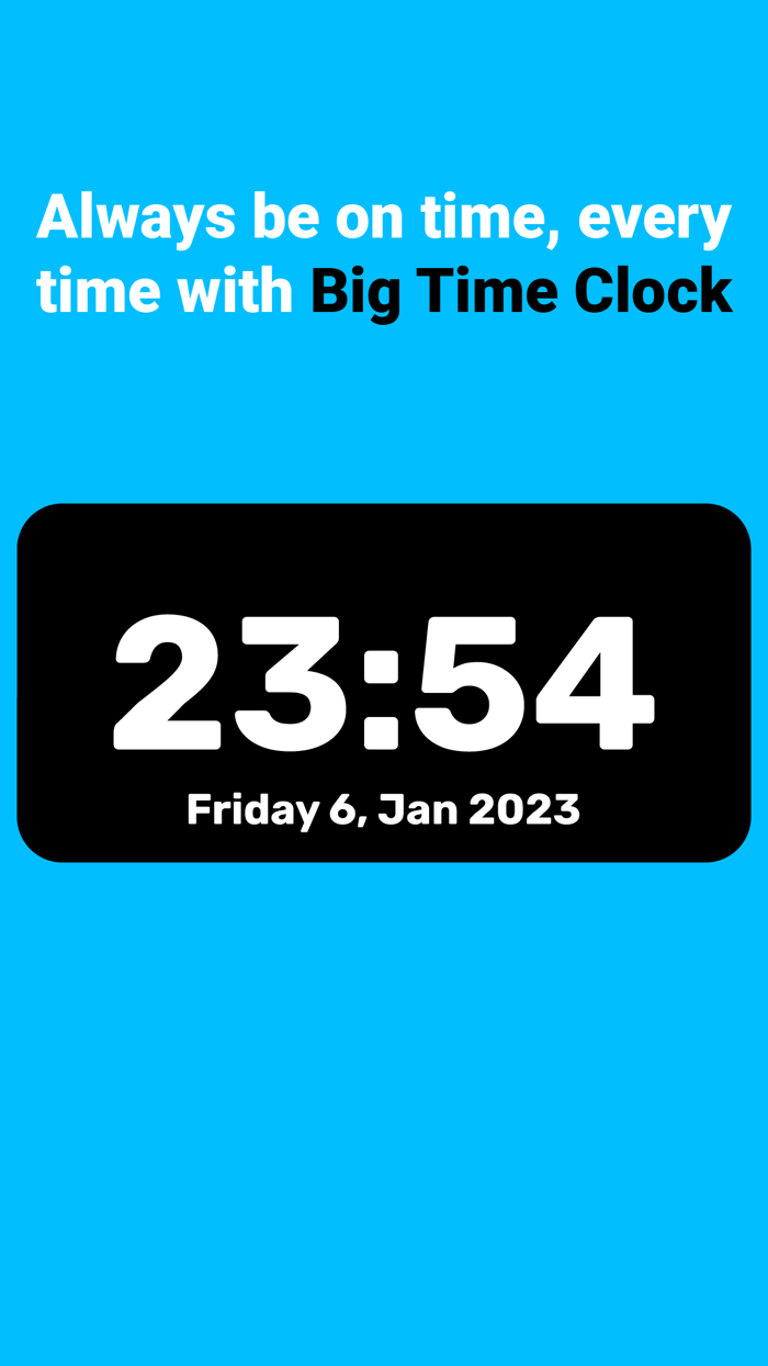 Big Time Clock - Digital