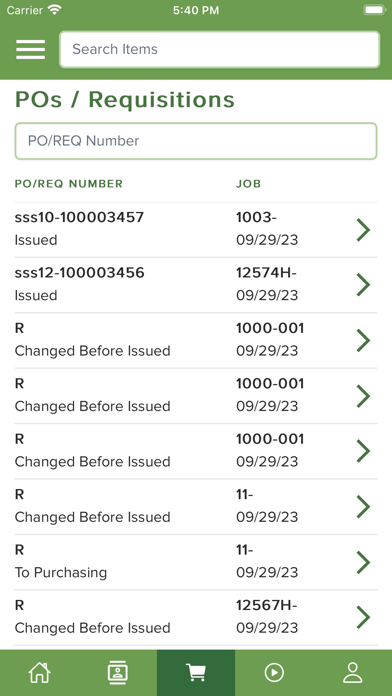 Power Purchase Screenshot