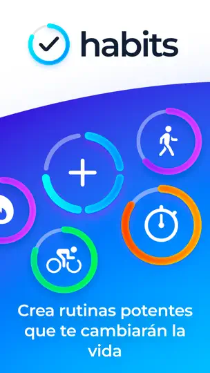 Captura de pantalla de HabitApp: Habit Tracker en iPhone 1